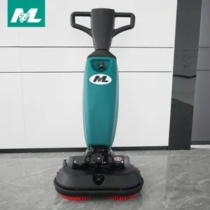 Met De Hand Duwbatterij Aangedreven Vloerreiniging Scrubber Machine Vloer Scrubber