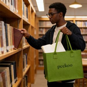 Bolsa de Mano Personalizada de Gran Capacidad, Portátil, de Fieltro, para Exteriores, en Varios Colores, para Promoción 2026 - Product Image 3