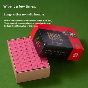 Bucks Câu lạc bộ Snooker & bida Cue phấn sô cô la bột bida cung cấp vuông Cue phấn - Product Image 2