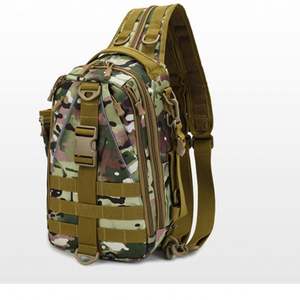 High Quality Custom Logo Water Resistant Oxford Back Pack Crossbody Chest Shoulder Bag Outdoor Travel <b>Sling</b> Bags for Men - Product Image 4