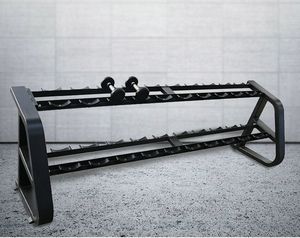 Rastrelliera per Manubri in Acciaio, Robusta e Sicura, Set da 10 Pezzi di Alta Qualità, Verticale per <span class=keywords><strong>Palestra</strong></span>, 20 Posizioni, Pesi Liberi, Fornitura Diretta dalla Fabbrica - Product Image 4