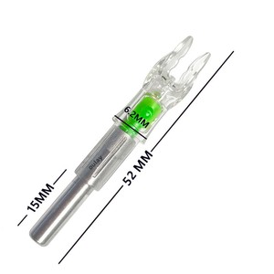 2024 nouveau LED flèche encoches chaîne automatiquement éclairée en fibre de verre carbone flèche 6.2/5.2/7.6mm encoches chasse nocturne Anti - Product Image 2