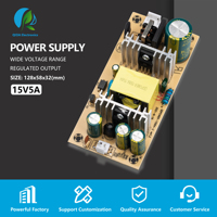 Alimentation à découpage AC-DC 15V 6A haute performance pour usage industriel, 90W, efficacité 89%, sortie unique, garantie 2 ans, refroidissement par air