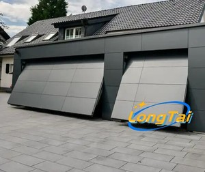 Dài Tai giá rẻ dân cư kim loại trên không trượt duy nhất cửa nhà để xe thép mạ kẽm phẳng Nắp đôi cửa nhà để xe cửa - Product Image 5