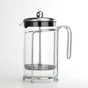 Cafetière en verre à haute teneur en Borosilicate résistant à la chaleur, matériau de qualité alimentaire, prix français