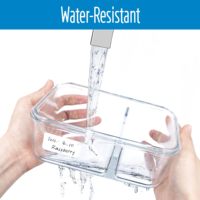 Autocollants adhésifs vierges réutilisables 1000 étiquettes de congélateur résistantes à l'huile et à l'eau avec ligne de perforation pour contenants alimentaires