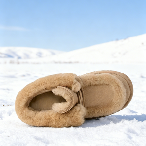 Bottes d'hiver miniatures pour femmes de haute qualité, bottes à la cheville doublées de laine à semelle épaisse, bottes à la cheville décontractées chaudes et confortables pour l'extérieur - Product Image 3