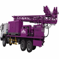 Foreuse hydraulique montée sur camion pour puits d'eau, équipement de forage durable pour l'exploration des eaux souterraines