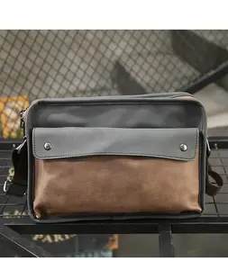 Sıcak satıcı retro postacı çantası postacı çantası crossbody omuzdan askili çanta messenger