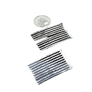 Copper <b>Hair</b> <b>Comb</b> 35x50mm Gold Silver Plated Antique Style DIY Accessory - Product Image 4