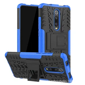 New Mould Shockproof Hybrid Armor TPU PC Kickstand Phone Case For Redmi K20
