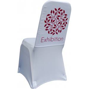 ผ้าคลุมพนักพิงศีรษะแบบผ้าพับ/แบบเรียบสำหรับโฆษณาบนเก้าอี้ - Product Image 2