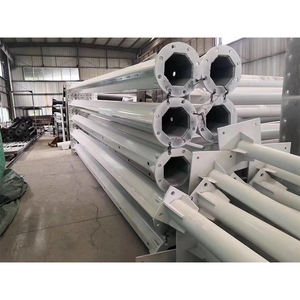 Palo per Illuminazione Stradale Personalizzato da 6m 8m a Braccio Singolo o Doppio in Acciaio Zincato - Product Image 3