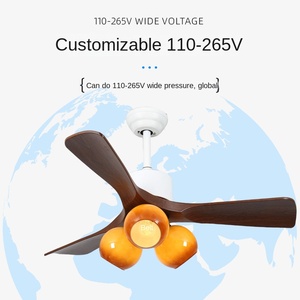 Ventilador de techo decorativo de lujo de 220V con control de cremallera ligera Fuente de alimentación de gas USB Ahorro de energía económico para uso doméstico - Product Image 2