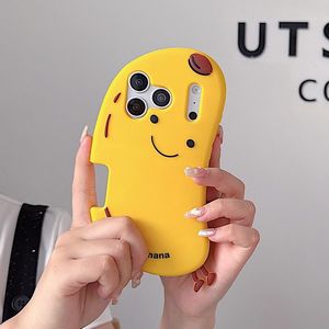 เคสโทรศัพท์รูปกล้วยยิ้ม 3 มิติ พร้อมลายเท้าน่ารัก สำหรับ <span class=keywords><strong>iPhone</strong></span> 17 <span class=keywords><strong>Pro</strong></span> <span class=keywords><strong>Max</strong></span> 16 15 <span class=keywords><strong>14</strong></span> 13 <span class=keywords><strong>Pro</strong></span> เคสซิลิโคนกันกระแทก - Product Image 3