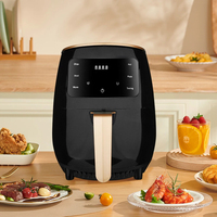Friteuse à air électronique intelligente 6L grande capacité, sans fumée, machine à frites multifonction automatique spéciale pour la cuisine