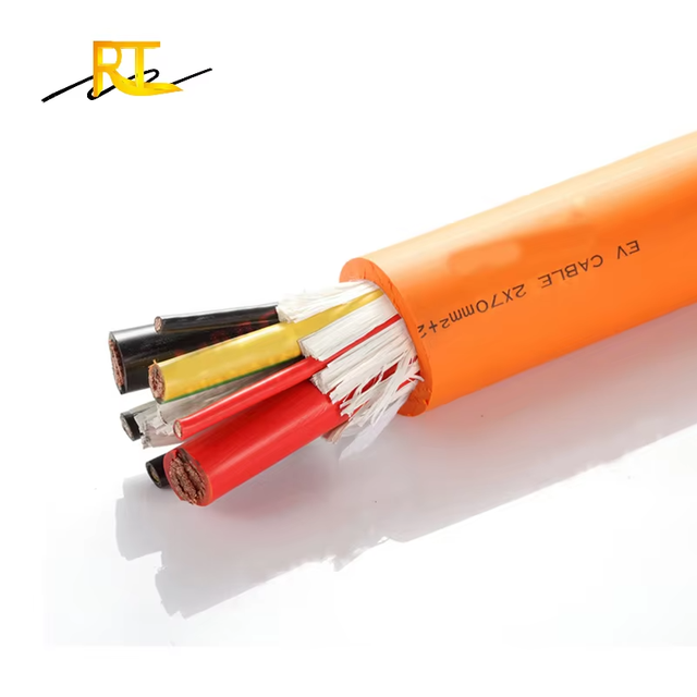 High Voltage High Current Power Cable for Electric Vehicles Flexible Low Voltage Copper Conductor