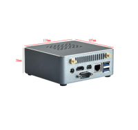 ELSKY NUC-Ordenador de sobremesa, mini-DP WIN10/11 para biblioteca inteligente, i7, M.2 _ 2230 M, 2-SATA/PCIE VGA 1 * Tipo-C,