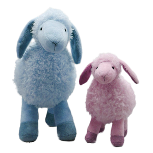 제조 업체 8.5 인치 알파카 봉제 장난감 아기 부드러운 사용자 정의 양 봉제 귀여운 동물 장난감 - Product Image 1