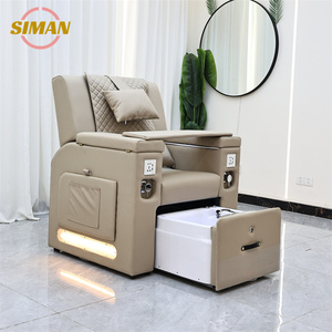 Sillón de Pedicura para Salón de Belleza Siman, con Bañera de <span class=keywords><strong>Hidromasaje</strong></span> Profesional, Respaldo Ajustable, para Salón de Belleza - Product Image 2