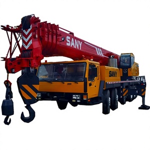 Grue mobile chinoise d'occasion pour STC1000, grue sur camion de 100 tonnes avec moteur importé, hauteur de levage 52+18m, garantie 6 mois, à vendre - Product Image 1