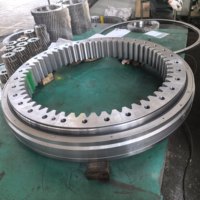 Roulement de rotation sur mesure de haute précision pour machine à tailler les engrenages, roulement de remplacement stable pour plateau tournant, directement de l'usine