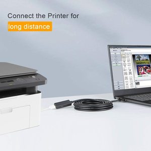 สายต่อขยาย USB 3.0 แบบแอคทีฟ CableCreation ความยาว 5 เมตร <span class=keywords><strong>10</strong></span> เมตร พร้อมตัวขยายสัญญาณสำหรับ Meta Quest 3 2 <span class=keywords><strong>Pro</strong></span> Link VR Headset ความเร็ว 5Gbps - Product Image 4