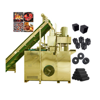 Machine à fabriquer des briquettes de charbon de bois pour barbecue, machine à mouler des briquettes de charbon de bois carrées, rondes et hexagonales, prix
