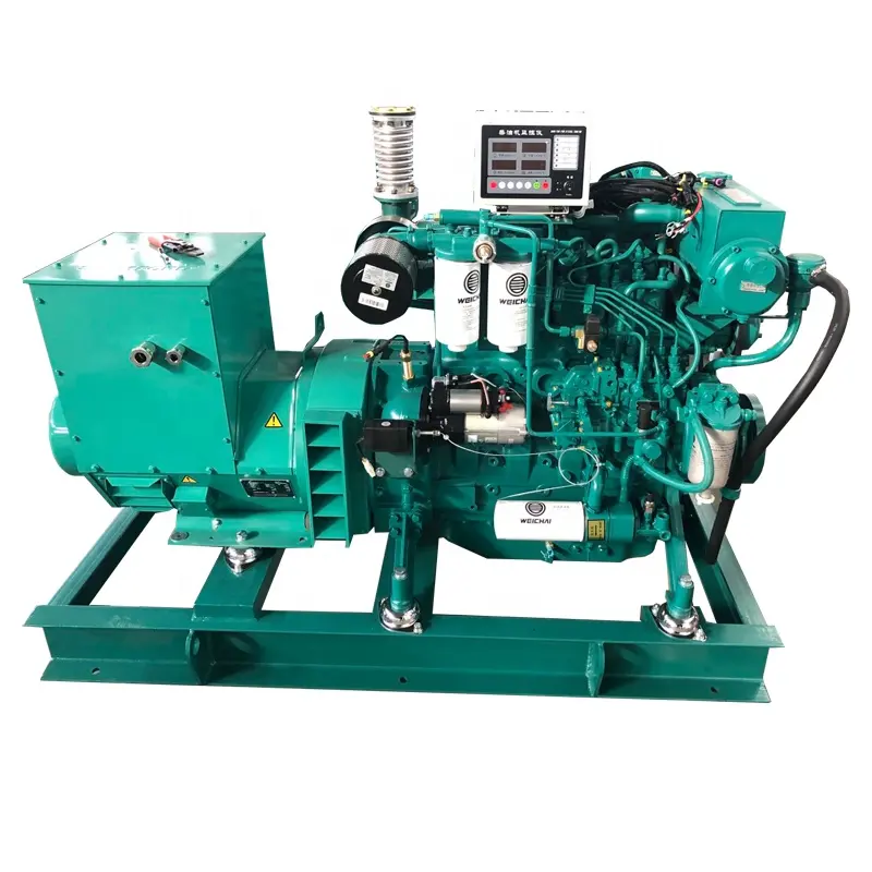 Wechai Marine Diesel Generator 60kw Boots generator 75kva Schiffs generator