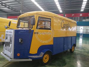 Camion de nourriture électrique unique OEM, chariot à glaces personnalisé avec certification CE, camion de vente de nourriture rapide en acier inoxydable - Product Image 4