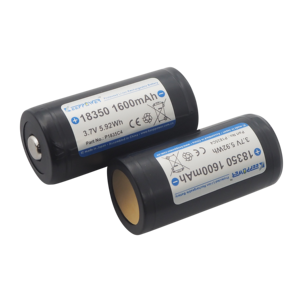 Batería Recargable de Iones de Litio de Alta Capacidad 18350 1600mAh 3.7V con Protección para Linterna, Lámpara Frontal, Vape OEM P1835C4 - Product Image 4