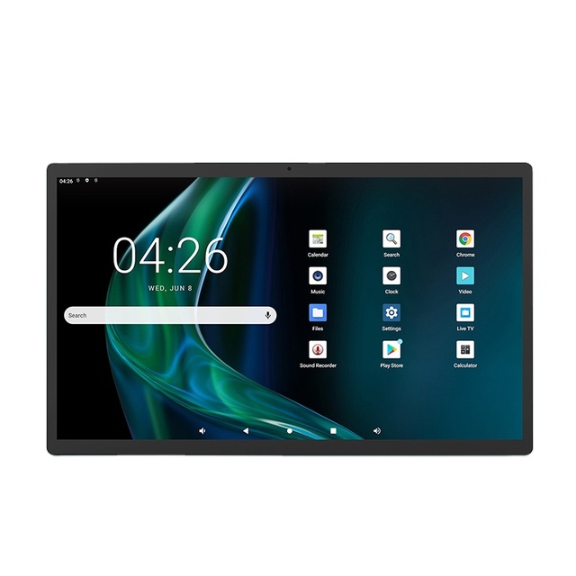 Commercial 24 Inch Digital Signage Display Android 14 RK3576S 4GB 32GB 250cd/m2 Multi Language WiFi Bluetooth Wall Mount Tablet