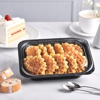Offres Spéciales : Boîtes de Rangement Alimentaire en Plastique PET Jetables pour Gâteaux et Snacks à Emporter, avec Couvercle Transparent
