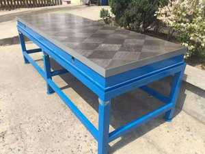 맞춤형 CNC 기계 주철 표면 플레이트 T-슬롯 및 스탠드 측정 및 게이지 도구가있는 튼튼한 철제 침대 - Product Image 6