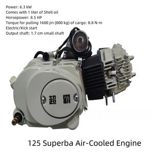Motor de Motocicleta de 125cc, Motor de Bicicleta, Motor de Motocicleta de 125cc Refrigerado por Aire - Product Image 5