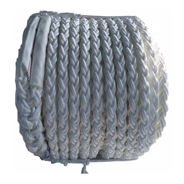 Marine equipment 8 Strand Polypropylene material tow ropes tugboat rope