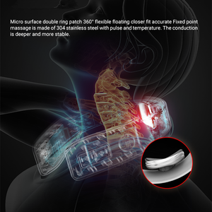 Masajeador de cuello Cervical inteligente, masajeador portátil con calefacción, nuevo diseño - Product Image 3
