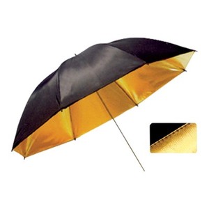 Paraguas de estudio fotográfico personalizado, paraguas de doble capa negro/dorado, luz cálida, suave, reflectante, accesorio fotográfico - Product Image 2
