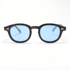 Gafas de Sol Redondas de Acetato Polarizadas con Logotipo Personalizado, Estilo Vintage, para Hombre y Mujer, con Remaches, Protección UV400 - Product Image 2