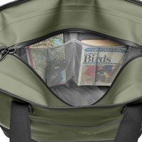 Sac fourre-tout étanche avec fermeture éclair, service de personnalisation du logo, sac fourre-tout en PVC imperméable avec poche zippée pour les vacances à la plage et au bord de la mer