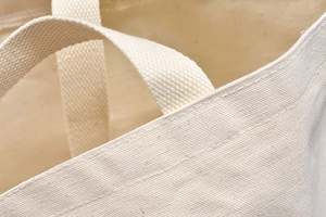 Sac à provisions réutilisable en toile, sac d'épicerie extensible débordant et sécurisé avec une fermeture à cordon de serrage - Product Image 3