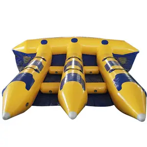 Juguetes acuáticos flotantes Banana Boat inflable Flying Fish Tube remolcable precio