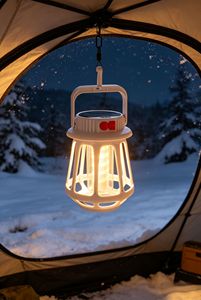 Lampe de camping à énergie solaire, rechargeable, lampe de camping LED, charge solaire et USB, lampe de tente étanche, camping en plein air. - Product Image 4