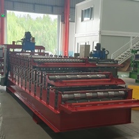 Machine de formage à froid de tuiles de toiture en acier coloré à trois couches |   Une machine pour trois types de panneaux de toiture