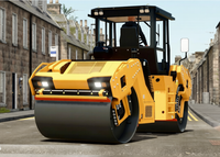 STR110C-10 Rouleau compresseur vibrant de 11 tonnes à double tambour pour le compactage du sol et de l'asphalte