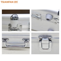 Vente en gros spécimen étui de transport céramique marbre pierre et granit échantillon valise pour Quartz échantillon cas tuile aluminium présentoir