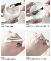 Spatule Applicateur de Cosmétiques en Alliage de Zinc de Luxe à Marque Blanche, Mini Cuillère Métallique pour Crème Contour des Yeux