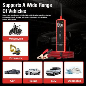 Topdiag P55 Pro Power Probe เครื่องทดสอบแบตเตอรี่1-60V ความแม่นยำสูงการวินิจฉัยวงจรยานยนต์ - Product Image 3