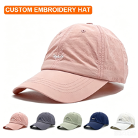 Casquette de baseball respirante à séchage rapide, avec logo brodé personnalisé, légère et pliable, pour le sport et le camping, pour femmes et hommes