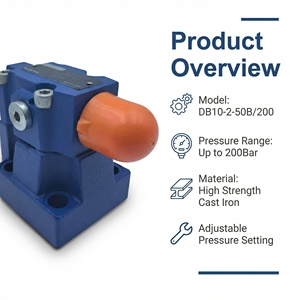 Nouveau type DB30 DB20 DB10 – Solénoïde hydraulique de commande pilotée pour le contrôle de débit et la protection contre la pression, pièce de rechange - Product Image 1